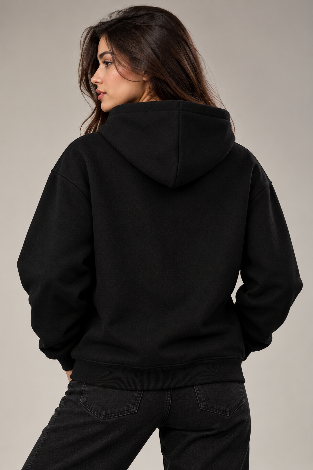 Believe In Yourself Oversized Cotton Fleece Hoodie | Unisex