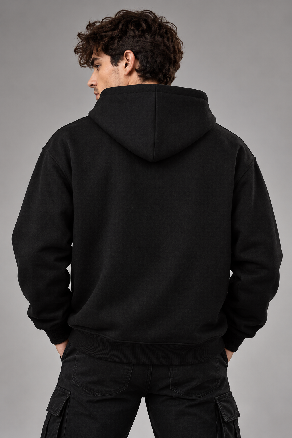 DISCOVER YOURSELF Oversized Cotton Fleece Hoodie | Unisex