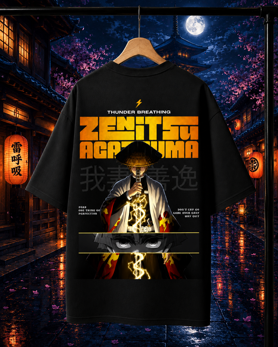Zenitsu Agatsuma | Unisex Oversized Tee