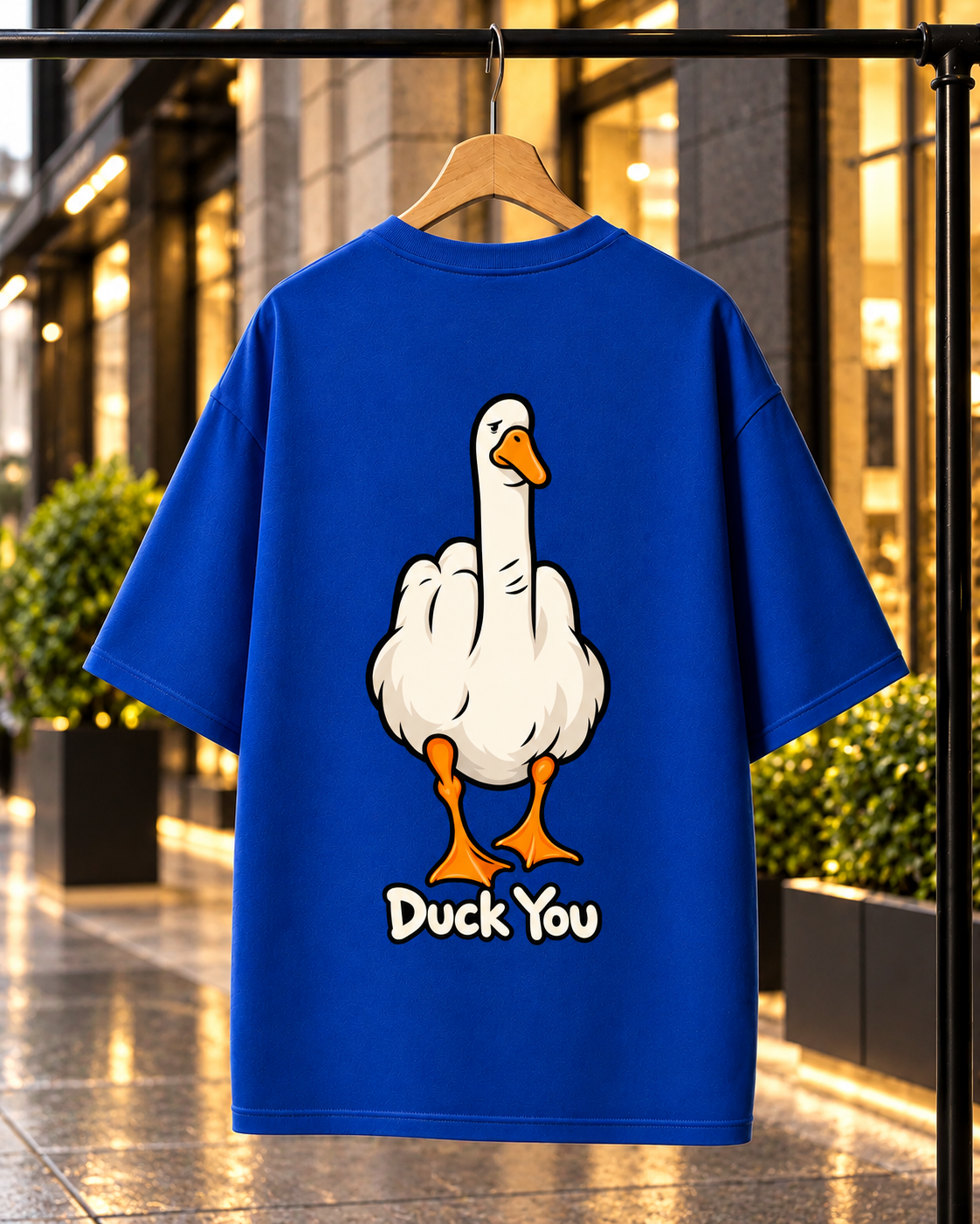 DUCK YOU Oversized T-shirt | Unisex Premium Streetwear