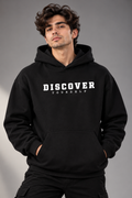 DISCOVER YOURSELF Oversized Cotton Fleece Hoodie | Unisex