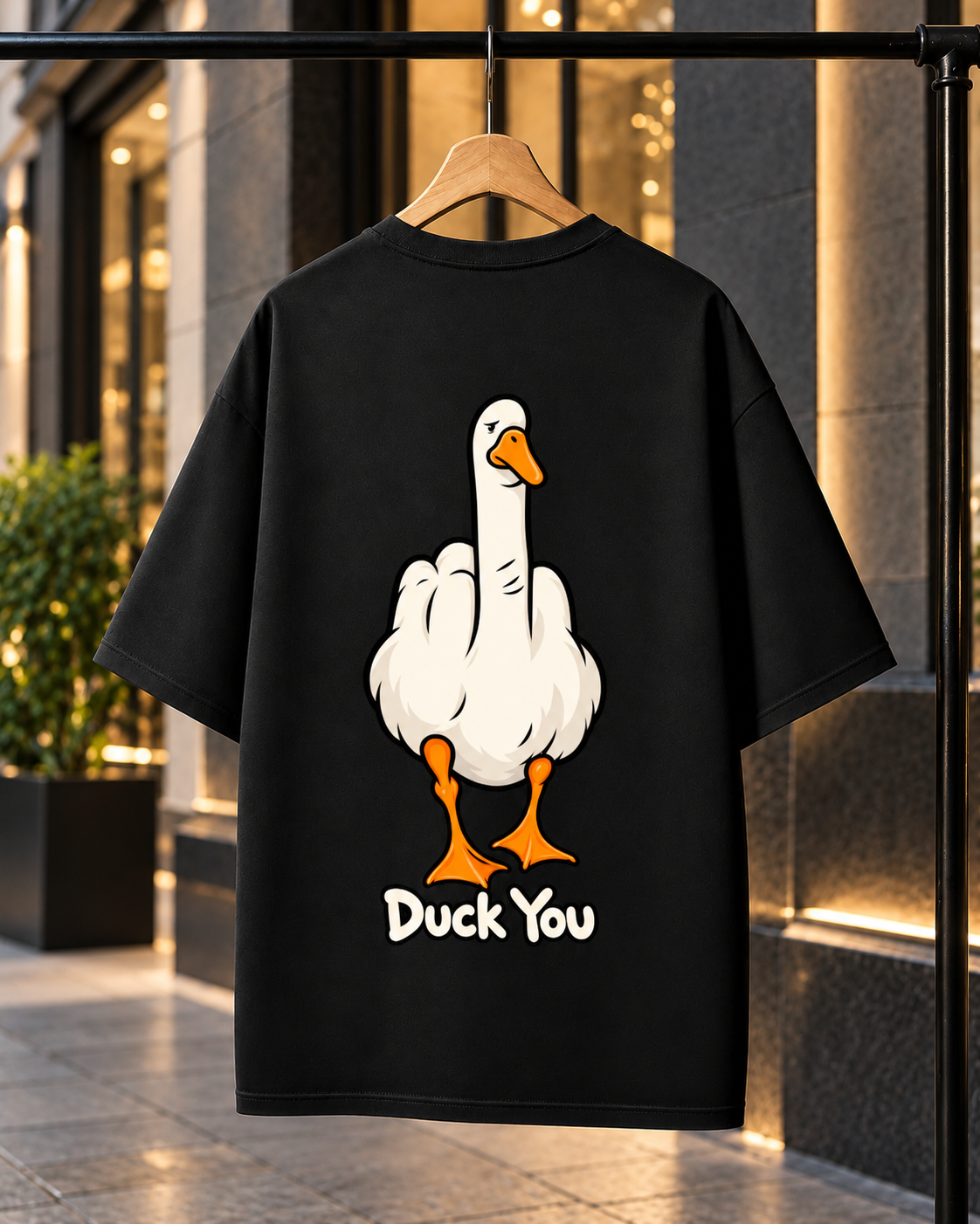 DUCK YOU Oversized T-shirt | Unisex Premium Streetwear