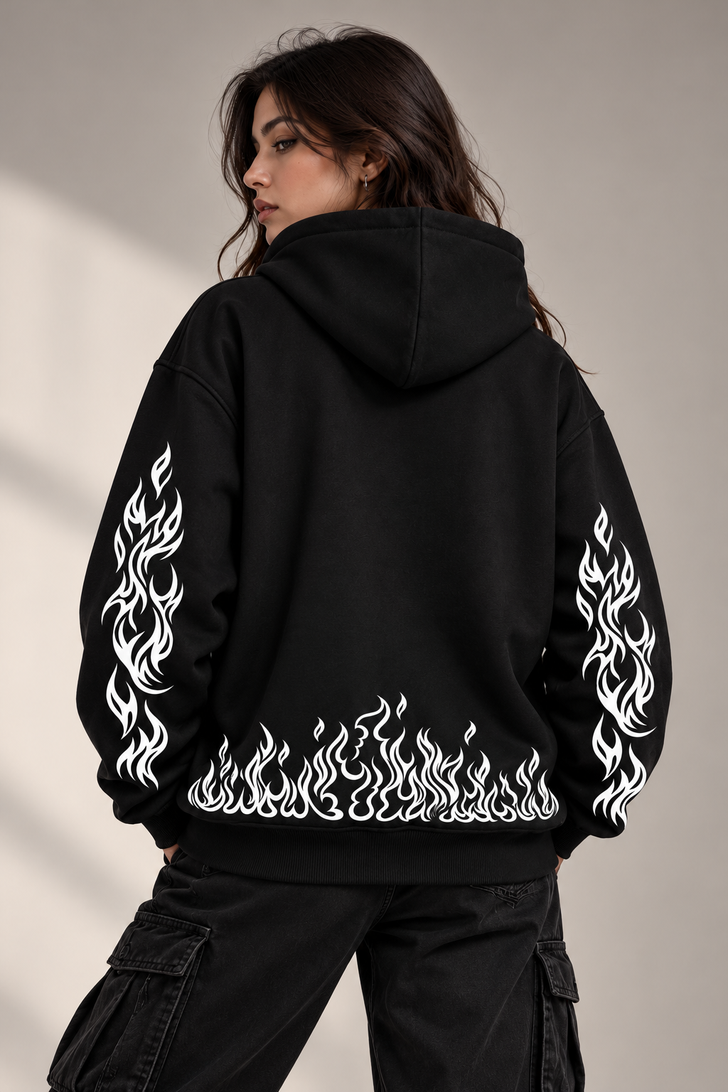 Blaze Oversized Cotton Fleece hoodie | Unisex