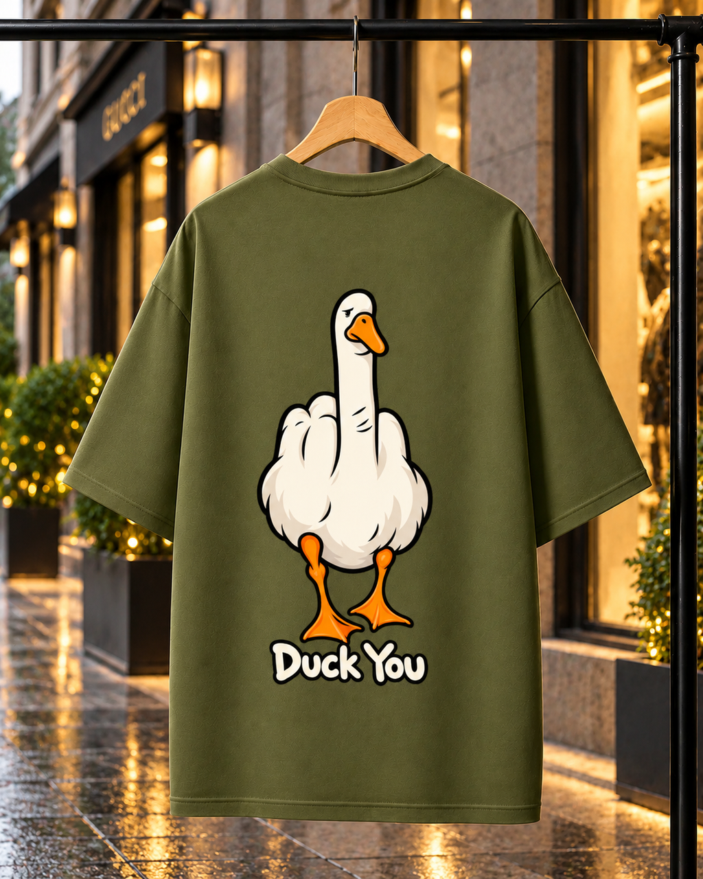 DUCK YOU Oversized T-shirt | Unisex Premium Streetwear