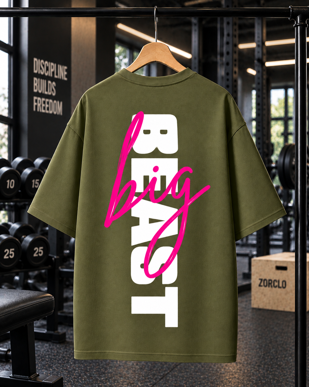 Big Beast Oversized Gym T-shirt | Unisex