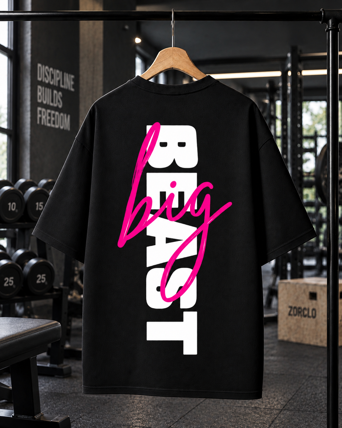 Big Beast Oversized Gym T-shirt | Unisex