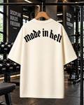 Made in Hell Oversized Gym T-shirt | Unisex