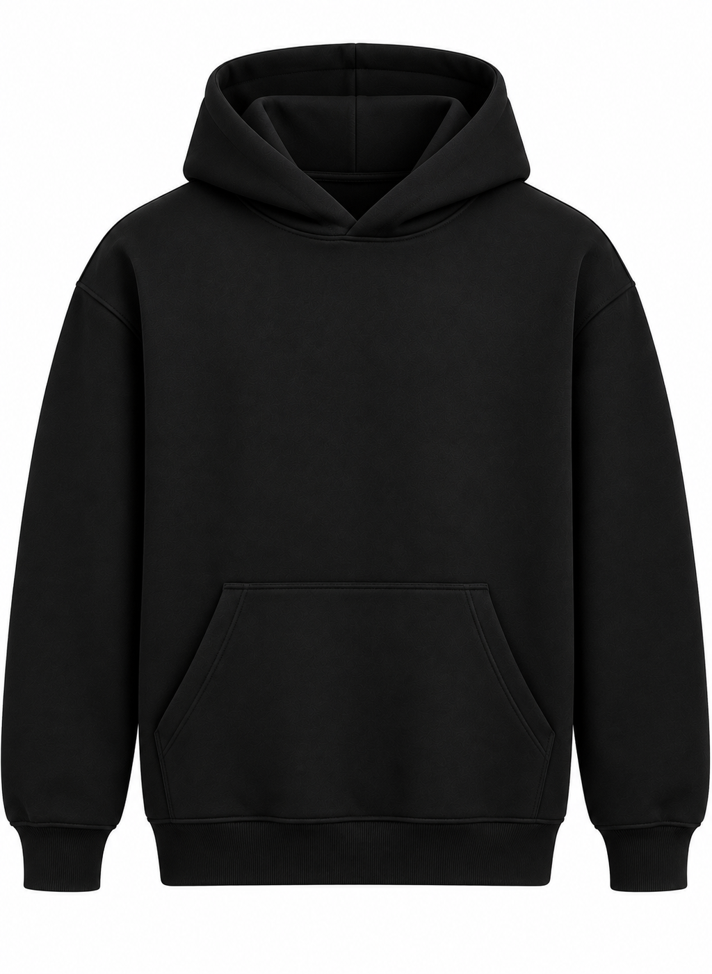 Plain Premium Oversized Cotton Fleece Hoodie | Unisex