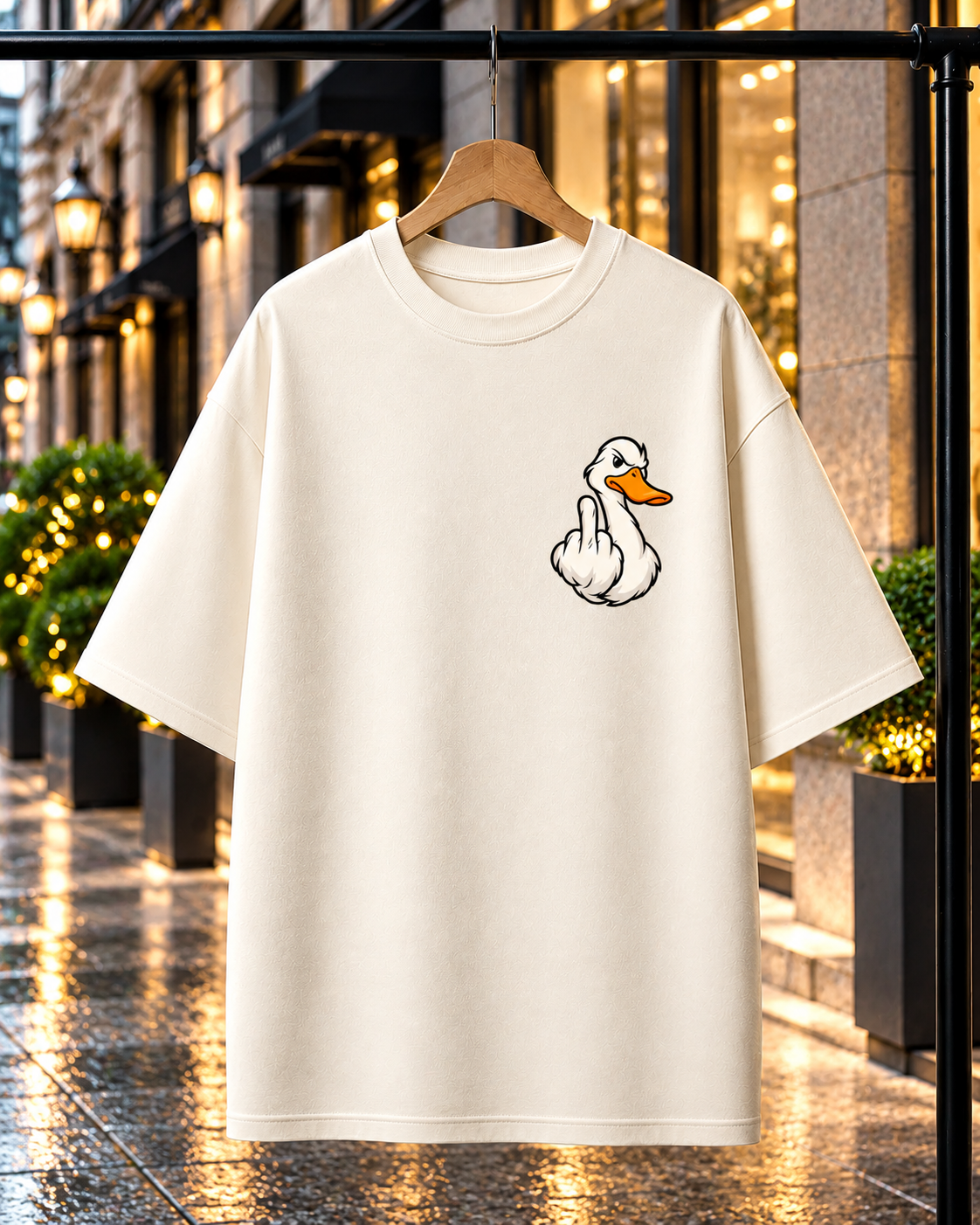 DUCK YOU Oversized T-shirt | Unisex Premium Streetwear