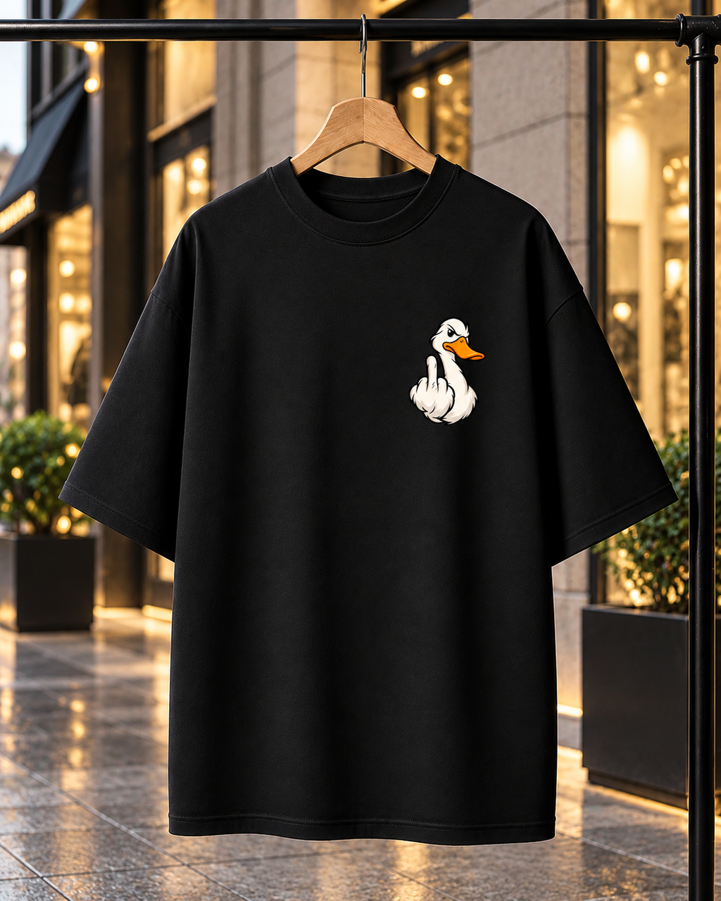 DUCK YOU Oversized T-shirt | Unisex Premium Streetwear