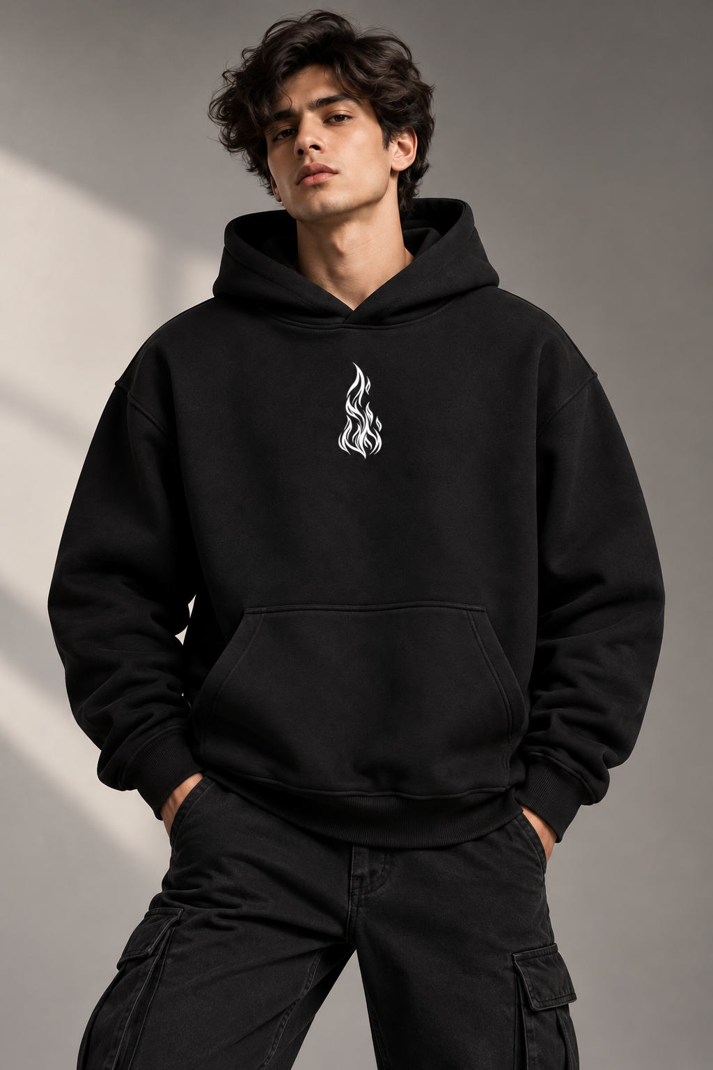 Blaze Oversized Cotton Fleece hoodie | Unisex