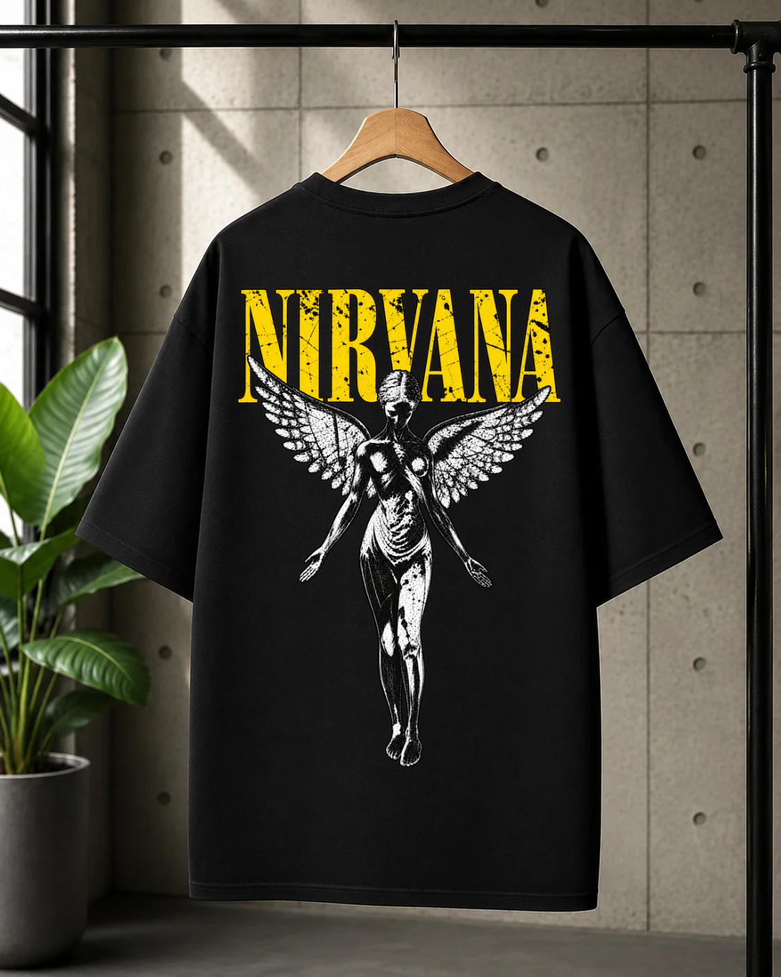 Nirvana Oversized Cotton T-shirt | Unisex premium Streetwear