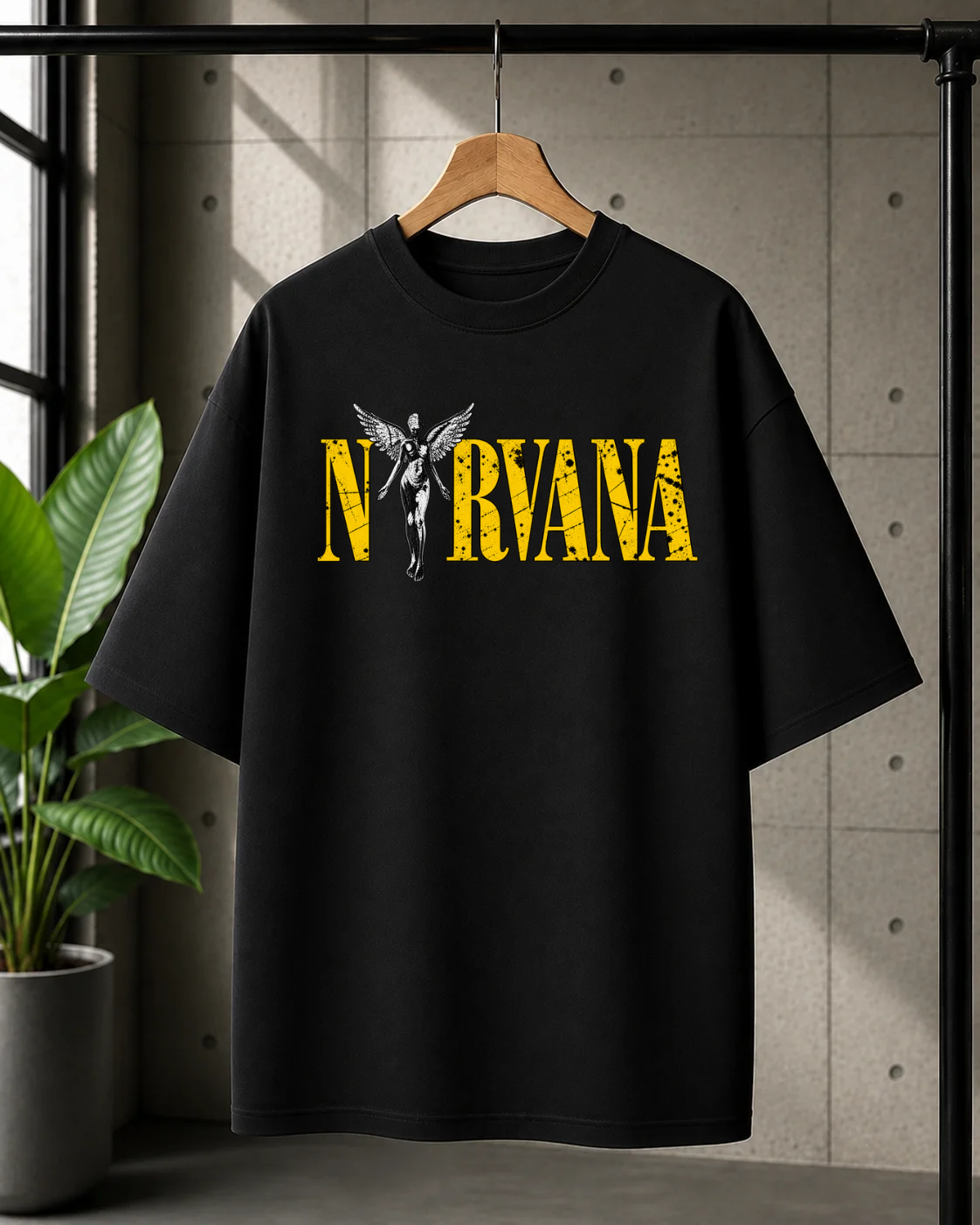 Nirvana Oversized Cotton T-shirt | Unisex premium Streetwear