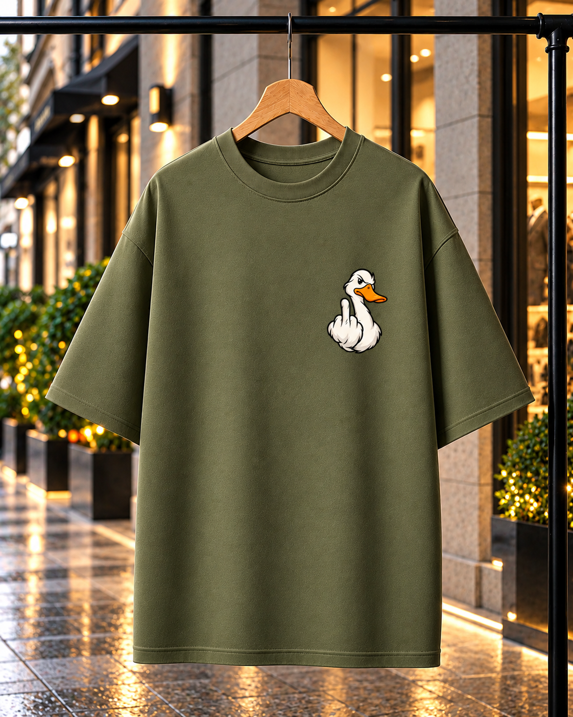 DUCK YOU Oversized T-shirt | Unisex Premium Streetwear