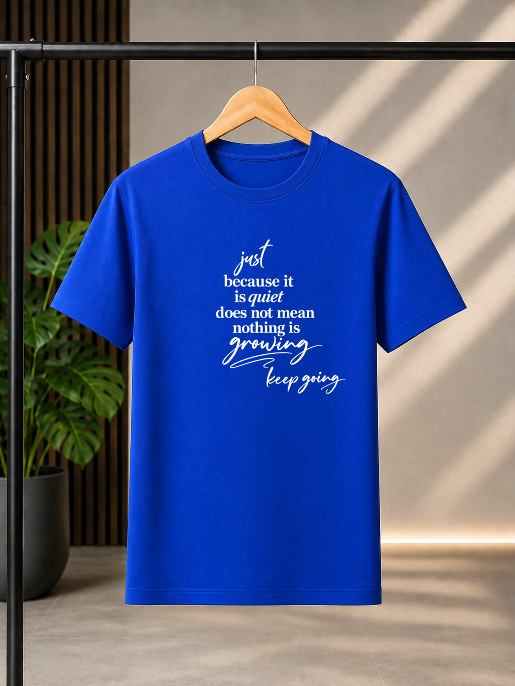 keep Going Regular Fit Cotton T-shirt | Unisex