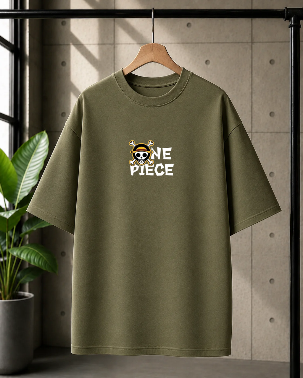 One Piece Oversized Cotton T-shirt | Unisex Anime Streetwear