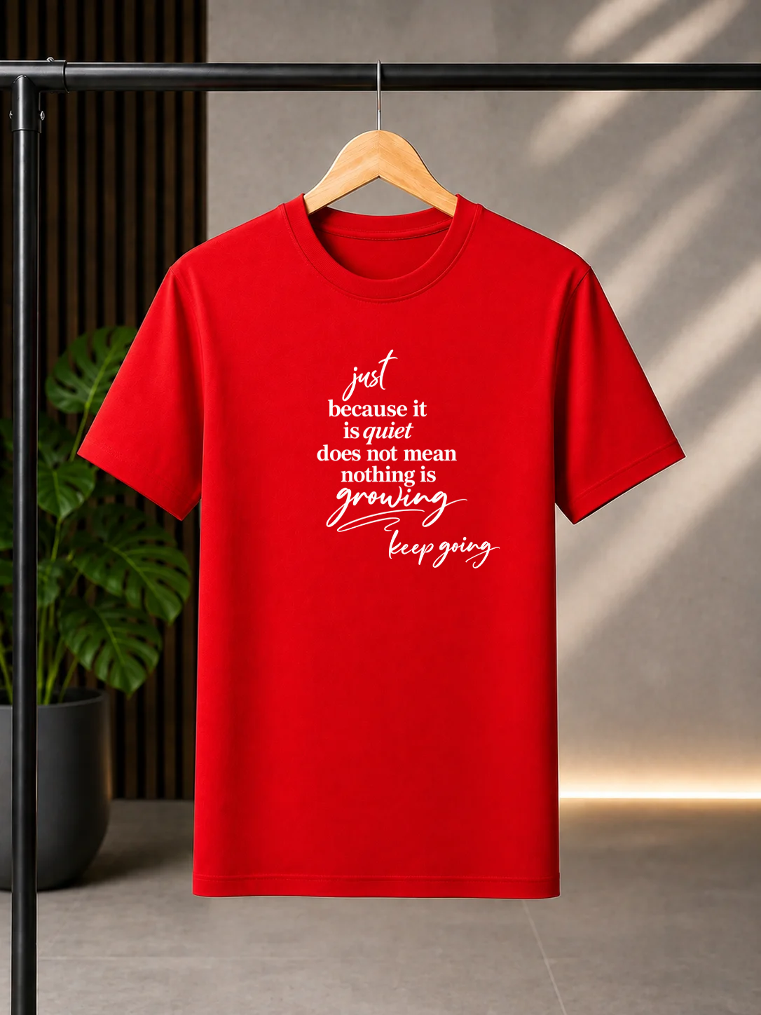 keep Going Regular Fit Cotton T-shirt | Unisex