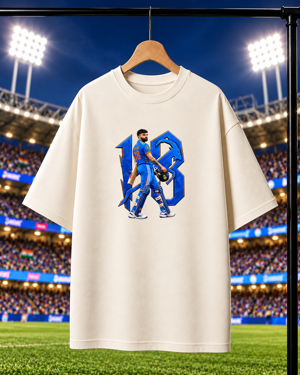 VIRAT KOHLI Oversized T-shirt | Unisex Cricket Streetwear