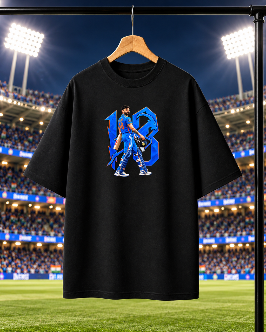 VIRAT KOHLI Oversized T-shirt | Unisex Cricket Streetwear