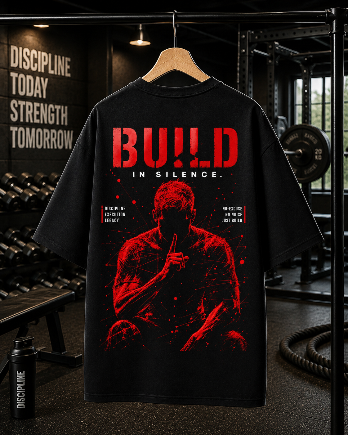 Build in Silence | Unisex Oversized Tee