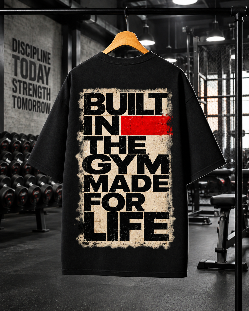 Built in the gym | Unisex Oversized Tee