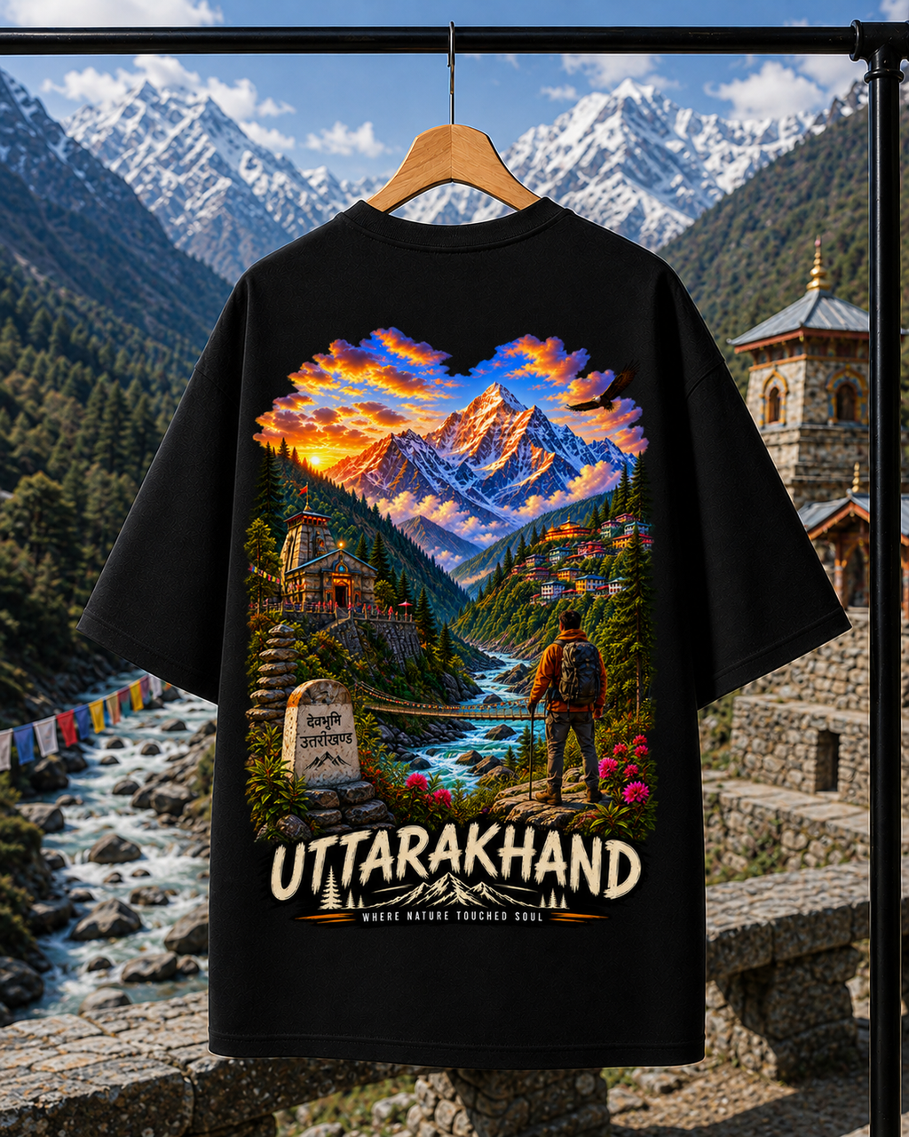 UTTRAKHAND | Unisex Oversized Tee