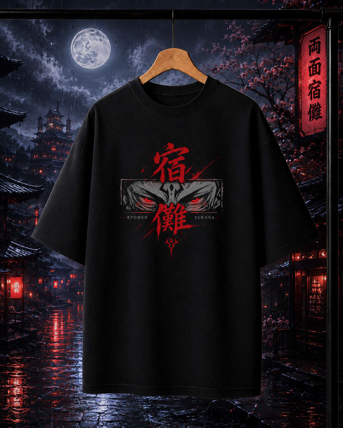Ryomen Sukuna King of curses | Unisex Oversized Tee