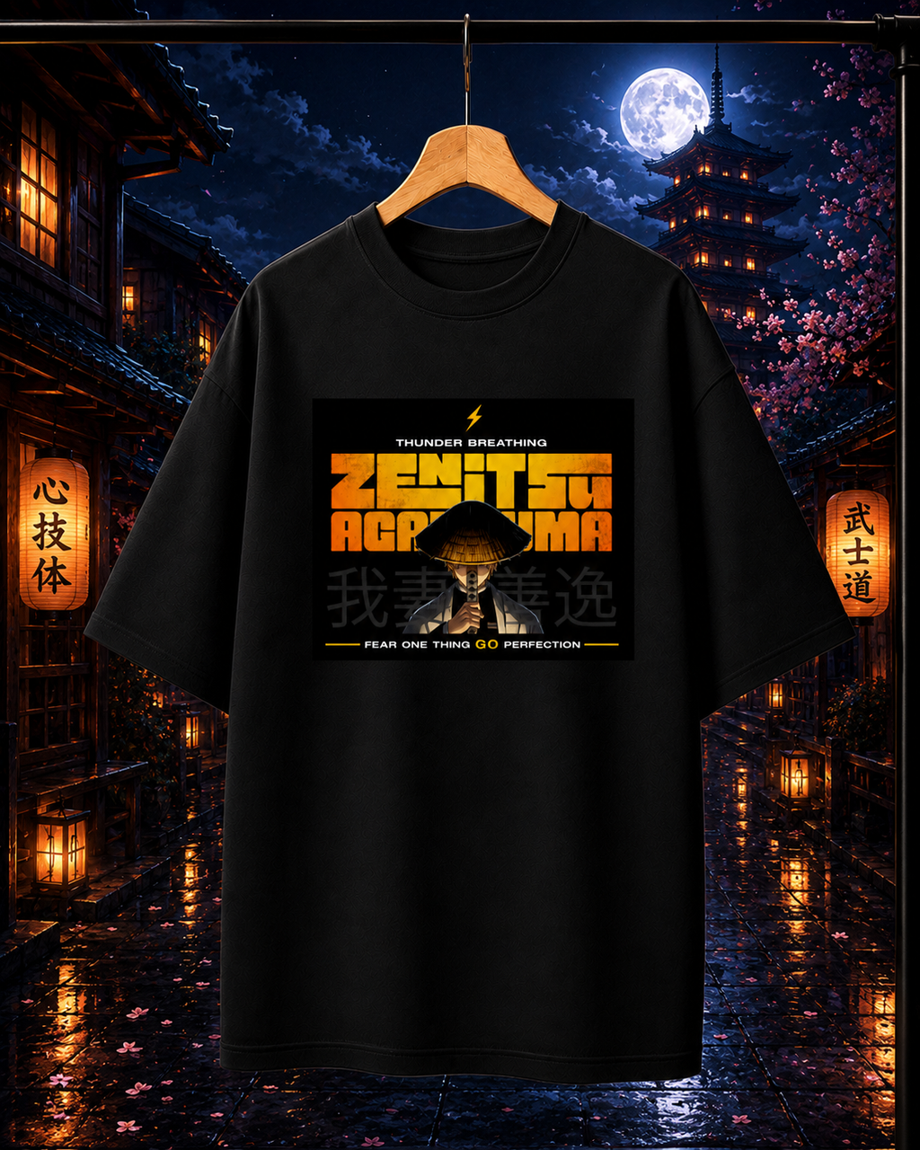 Zenitsu Agatsuma | Unisex Oversized Tee