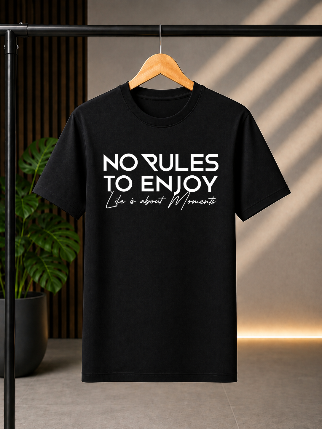 No rules to Enjoy | Unisex Regular Fit Tee