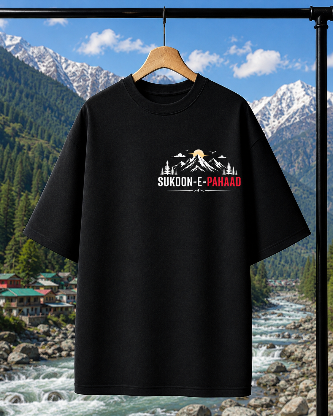 Manali | Unisex Oversized Tee