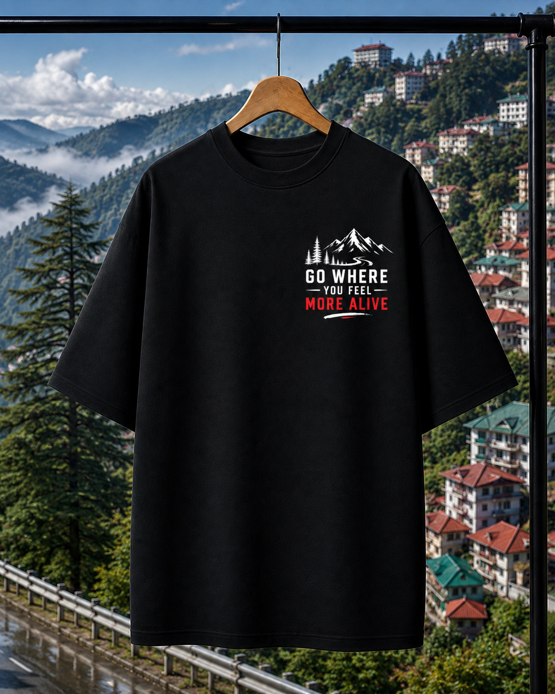 The Queen of Hills SHIMLA | Unisex Oversized Tee