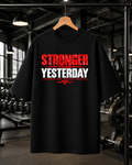 Stronger than yesterday | Unisex Oversized Tee
