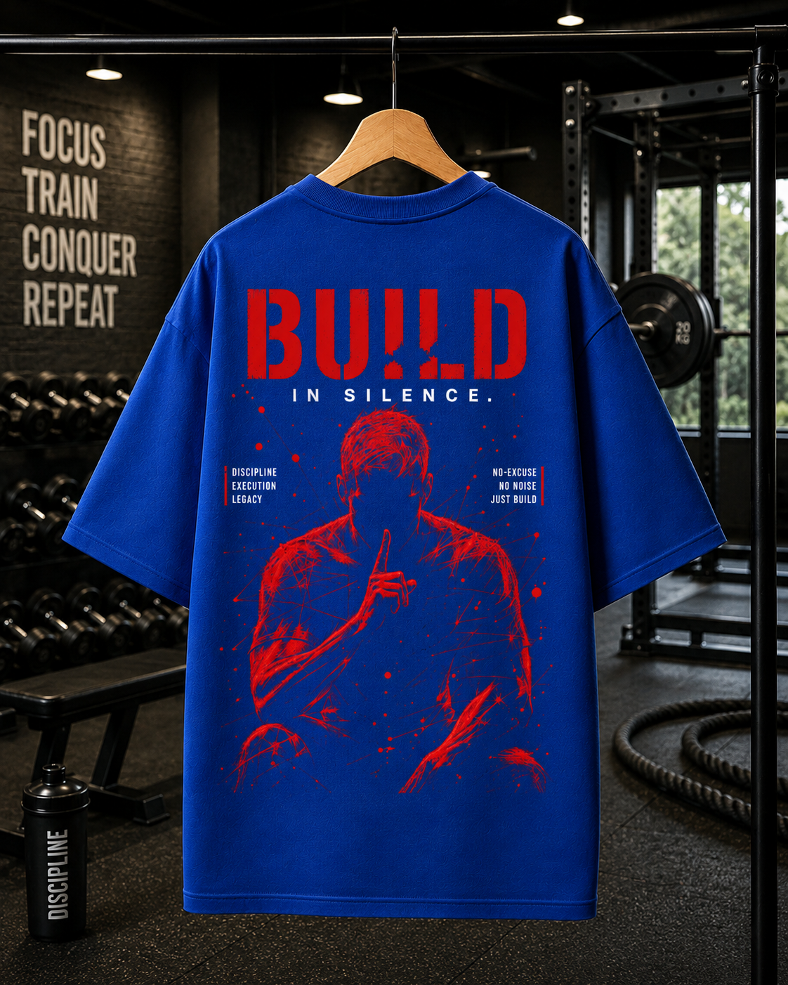 Build in Silence | Unisex Oversized Tee