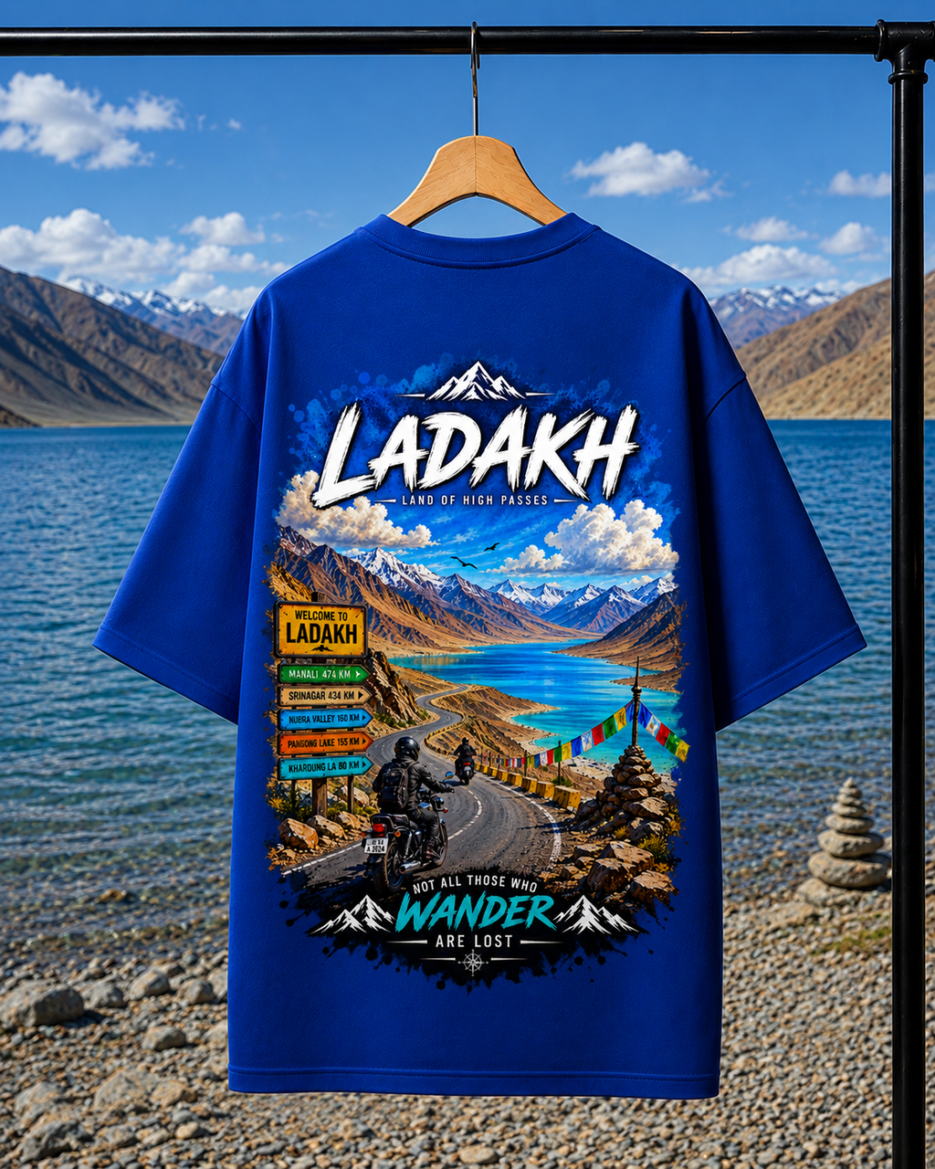 Land of High passes LADAKH | Unisex Oversized Tee