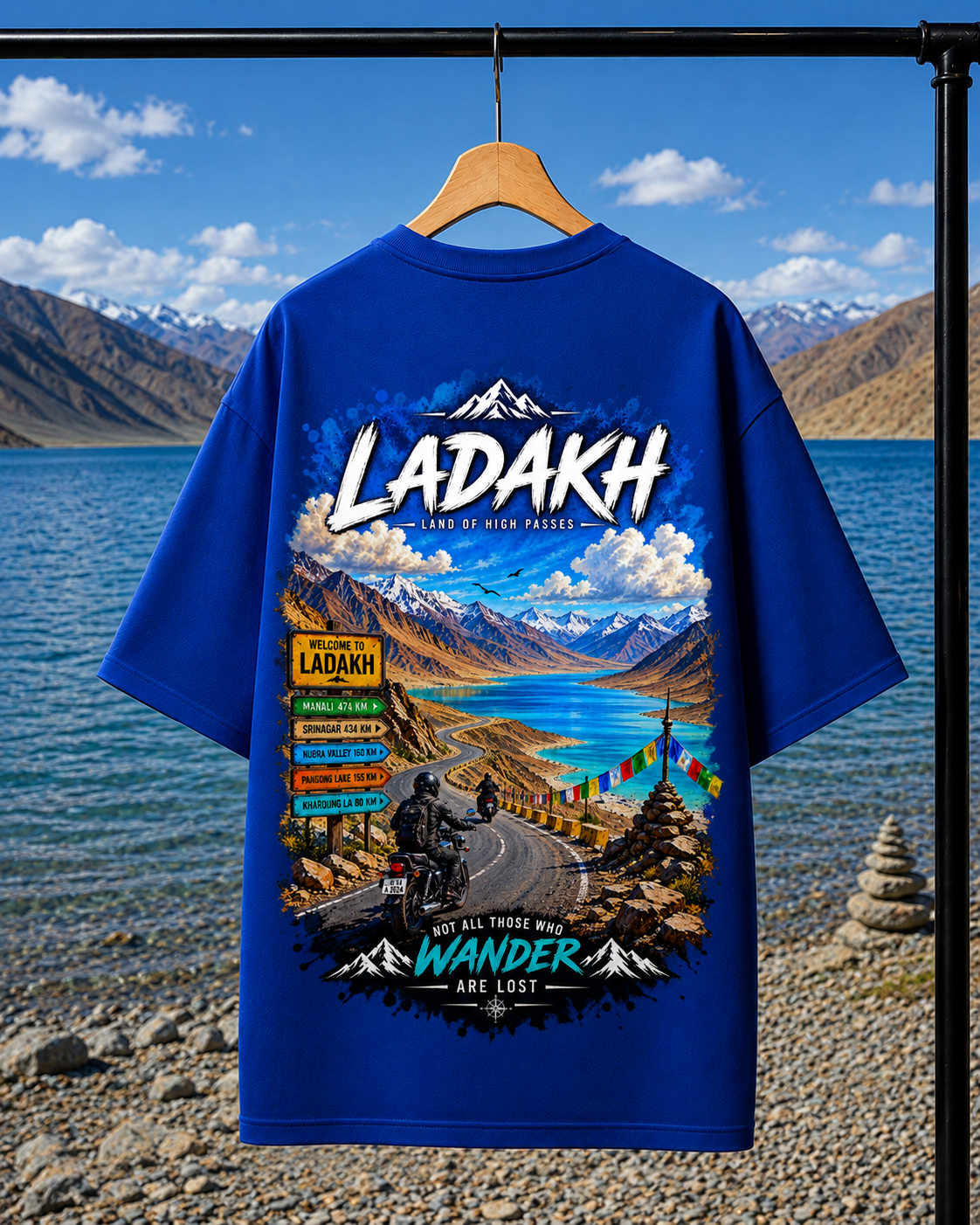 Land of High passes LADAKH | Unisex Oversized Tee