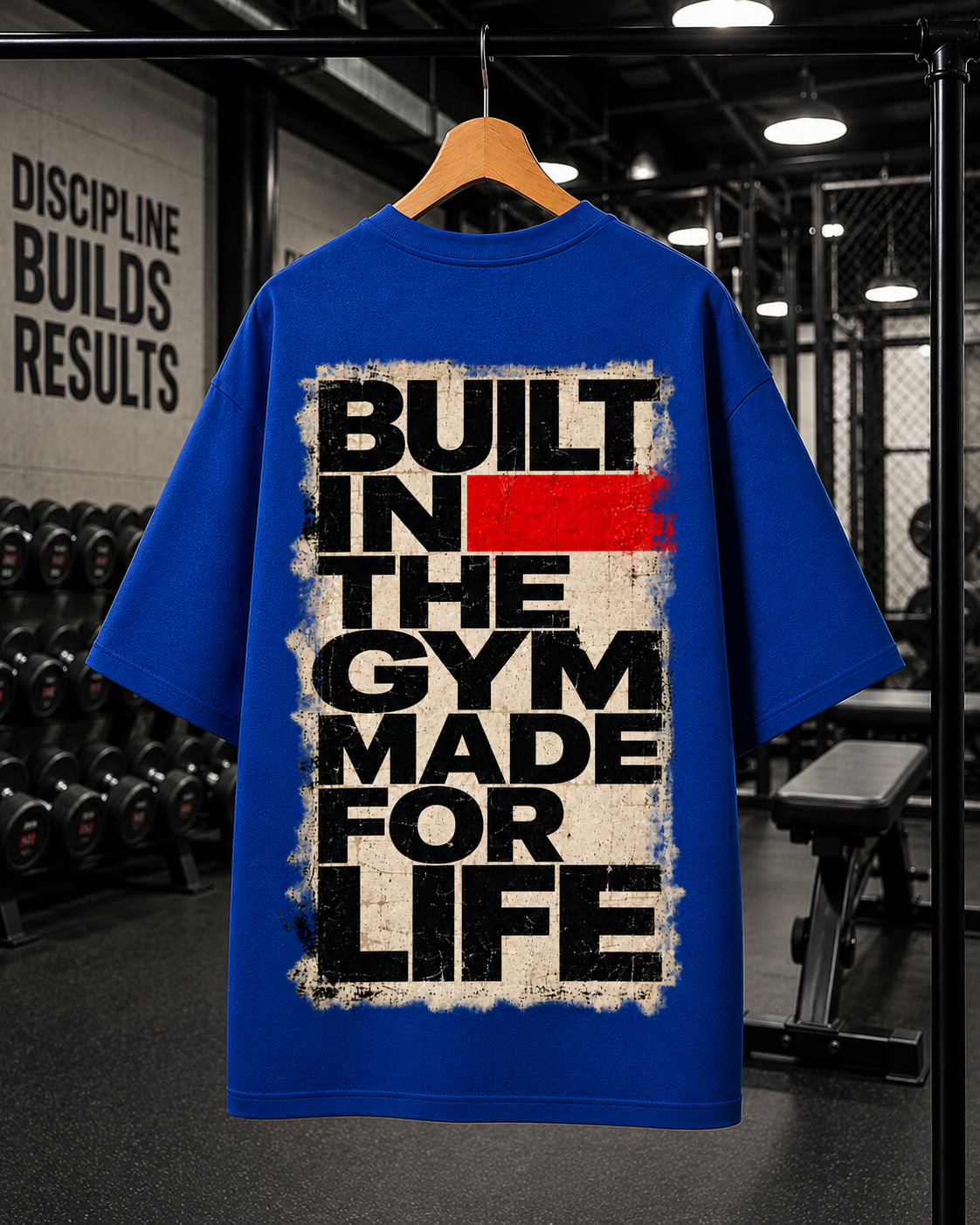 Built in the gym | Unisex Oversized Tee