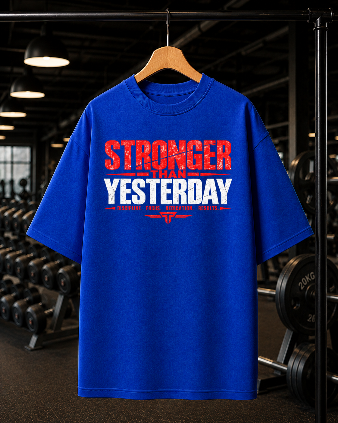 Stronger than yesterday | Unisex Oversized Tee