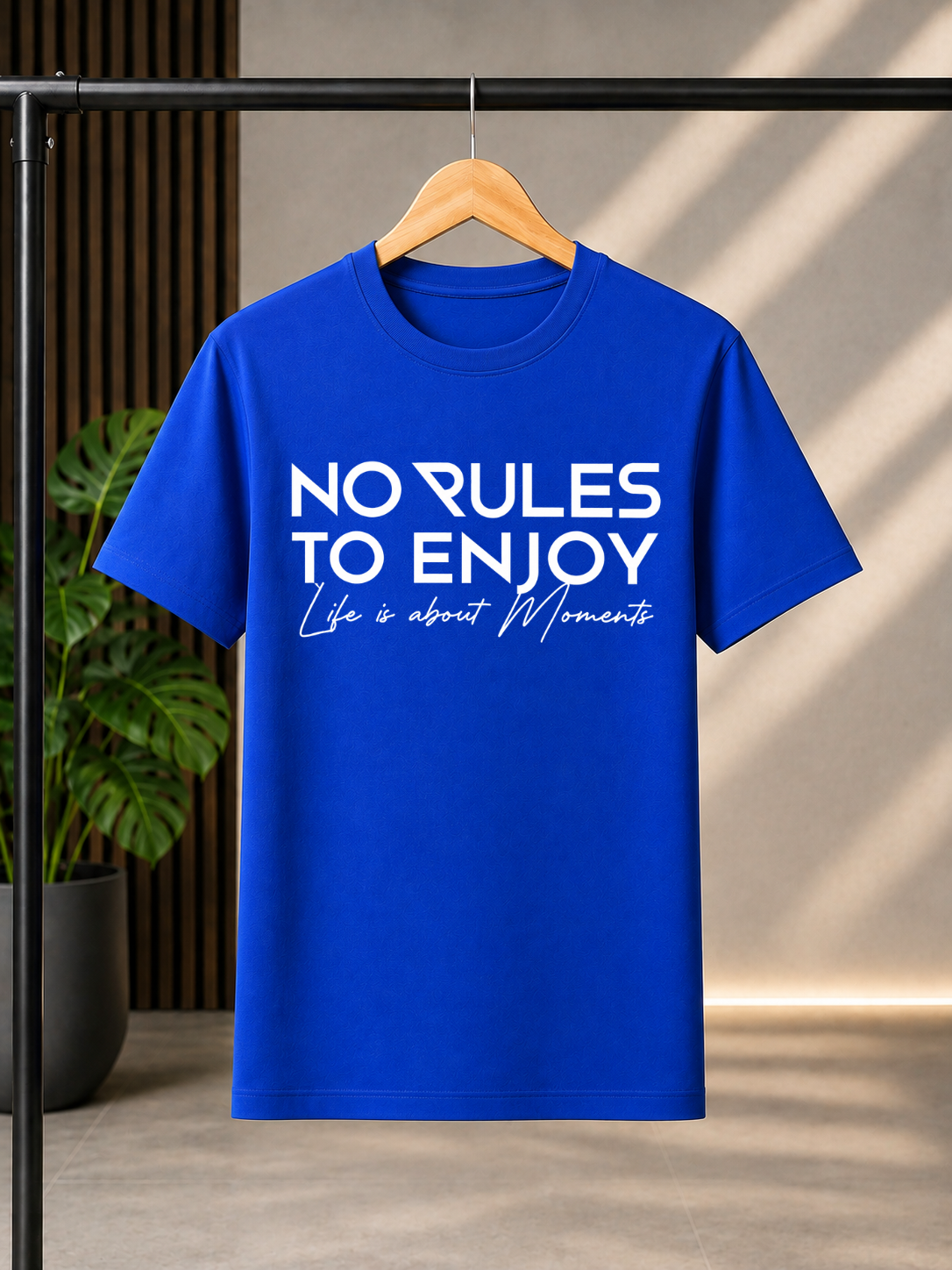 No rules to Enjoy | Unisex Regular Fit Tee