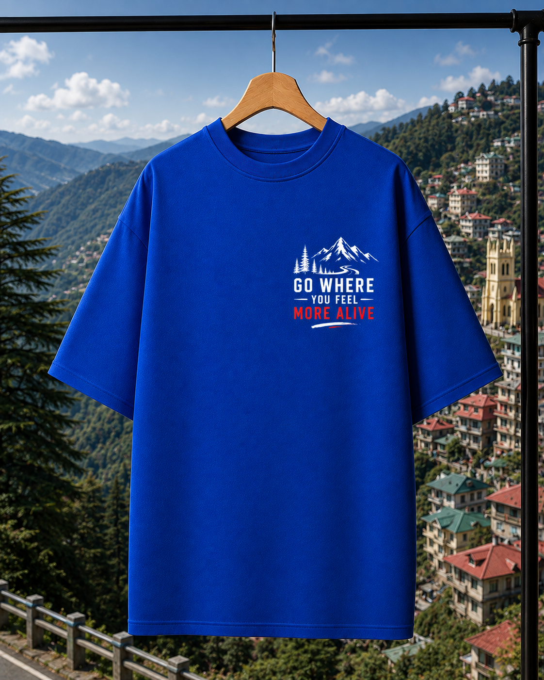 The Queen of Hills SHIMLA | Unisex Oversized Tee