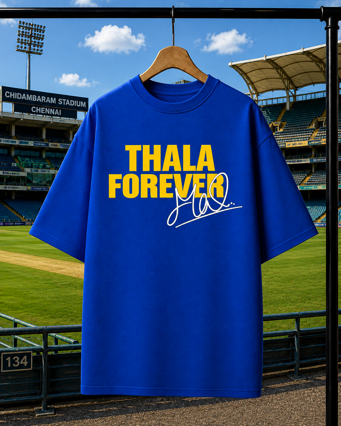MS DHONI | Unisex Oversized Tee