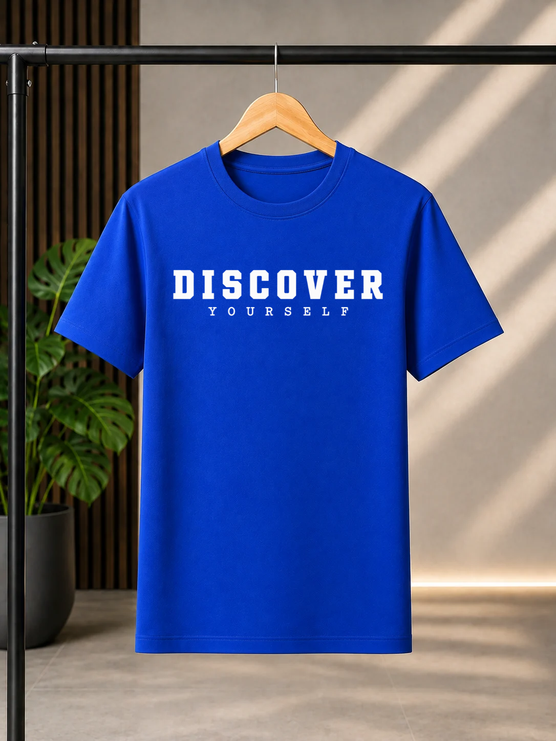 DISCOVER YOURSELF Regular Fit Cotton T-shirt | Unisex