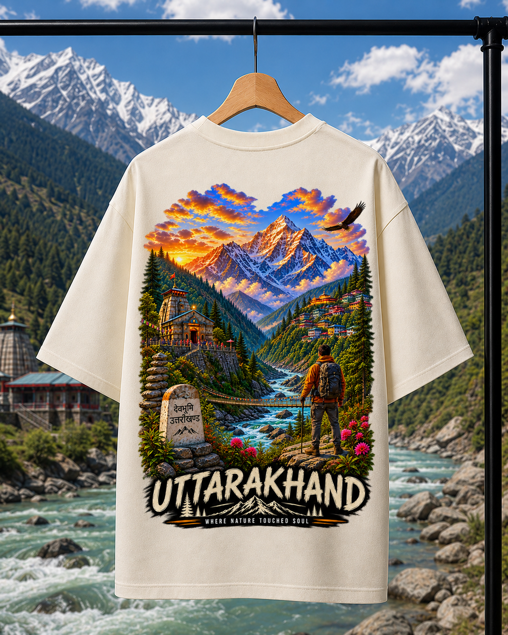 UTTRAKHAND | Unisex Oversized Tee