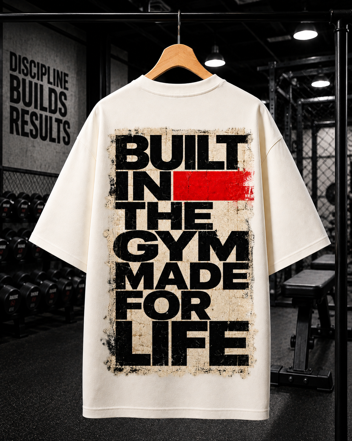 Built in the gym | Unisex Oversized Tee