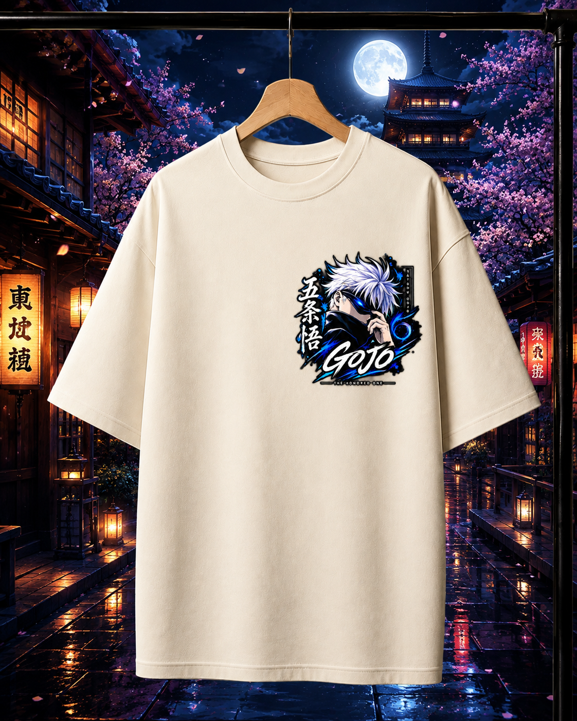 Gojo Satoru The Honored One | Unisex Oversized Tee