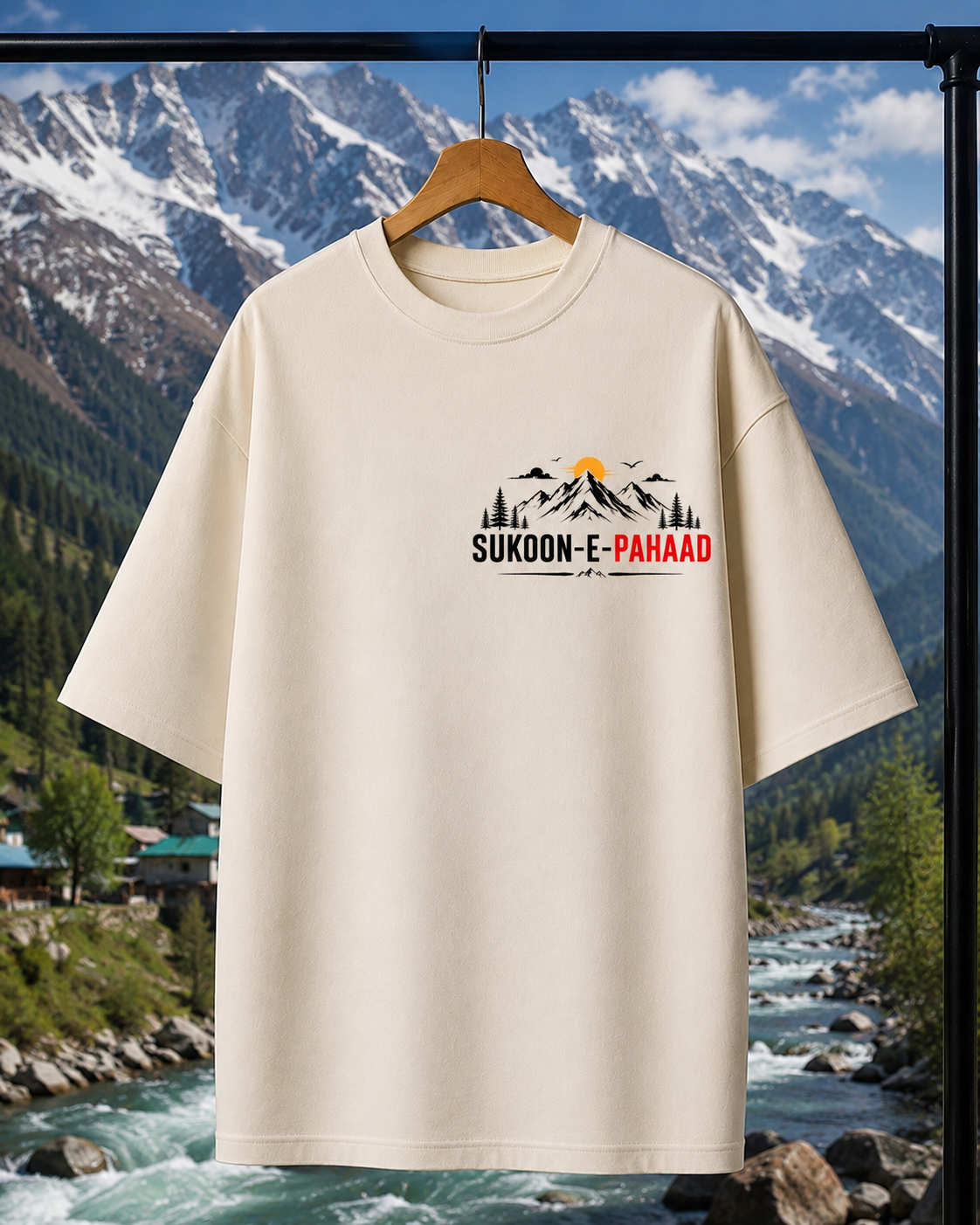 Manali | Unisex Oversized Tee