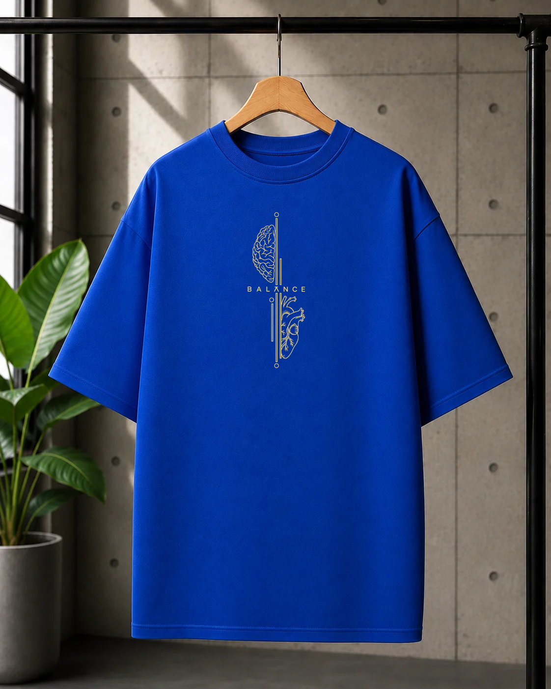 BALANCE Oversized Cotton T-shirt | Unisex premium Streetwear