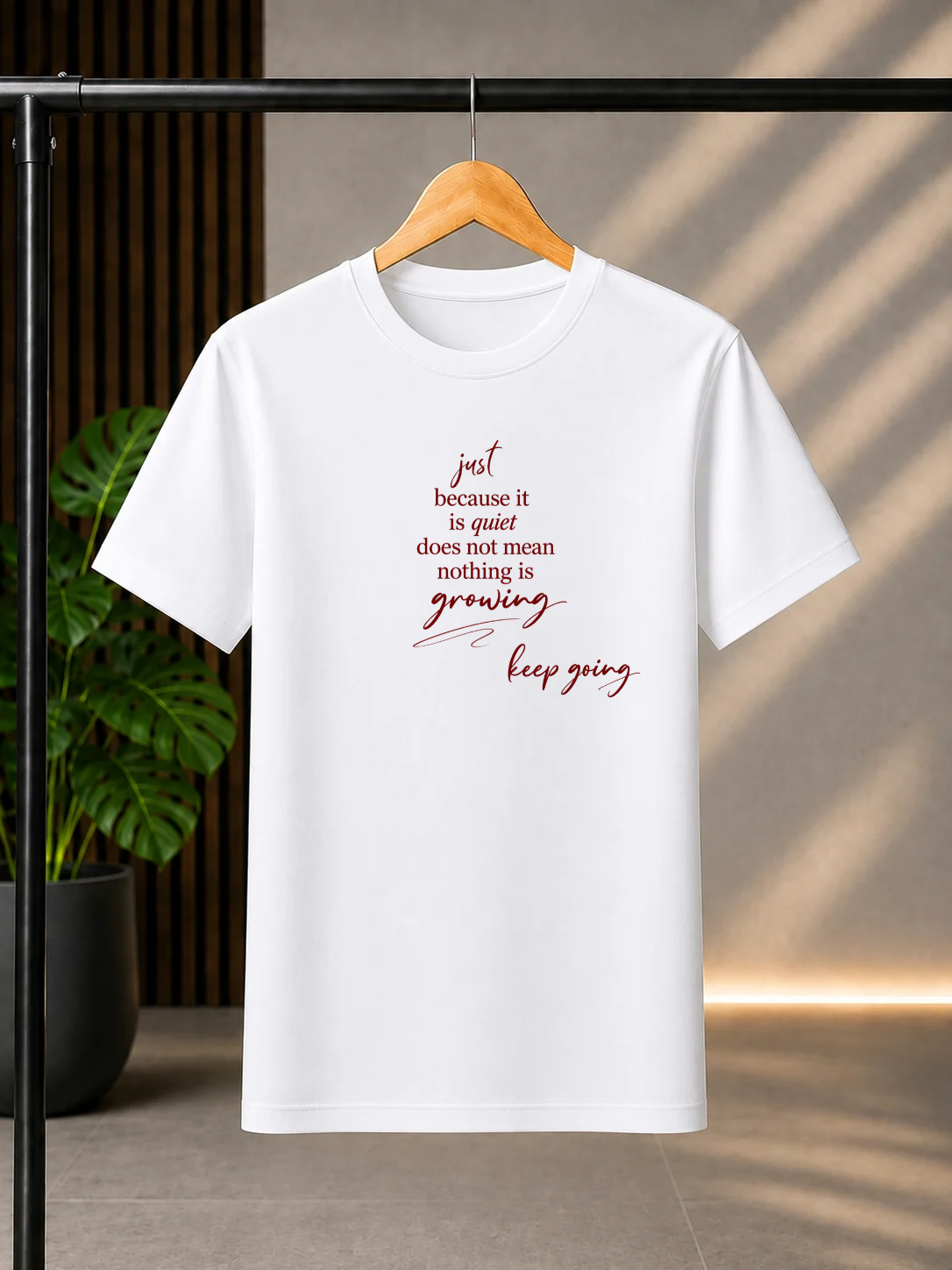keep Going Regular Fit Cotton T-shirt | Unisex