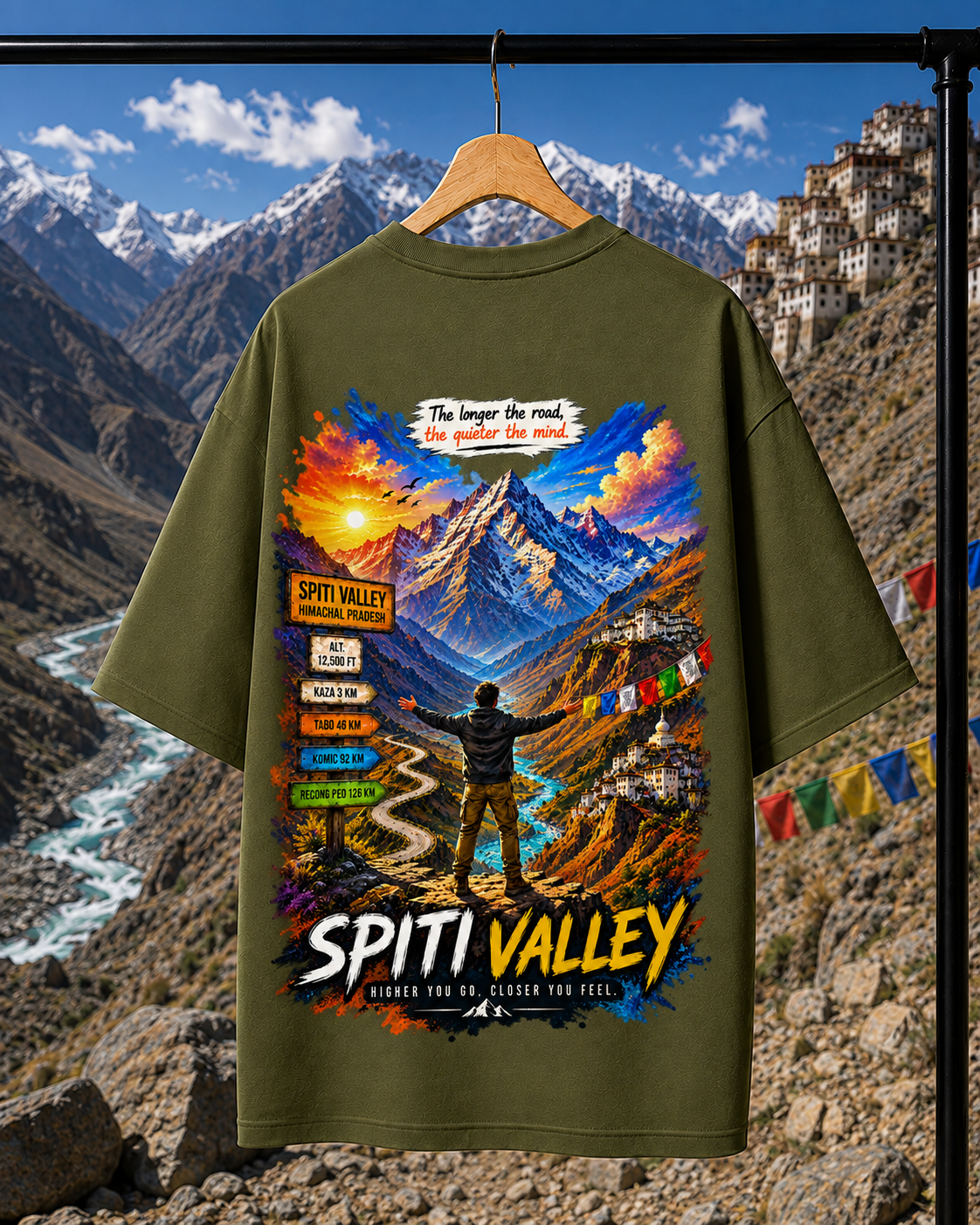 Spiti Valley | Unisex Oversized Tee