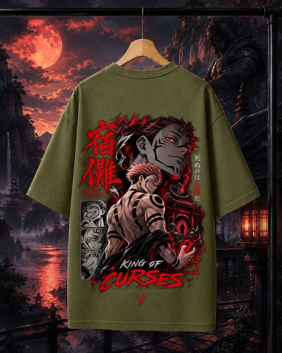 Ryomen Sukuna King of curses | Unisex Oversized Tee