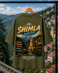 SHIMLA Oversized T-shirts | Unisex Travel Streetwear